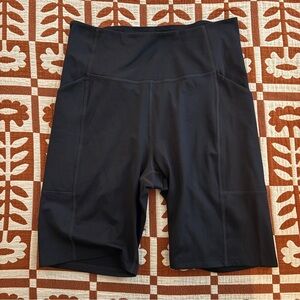 Girlfriend Collective Black Bike Shorts